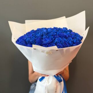 101 Blue Roses Bouquet
