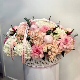 Blush Garden Basket
